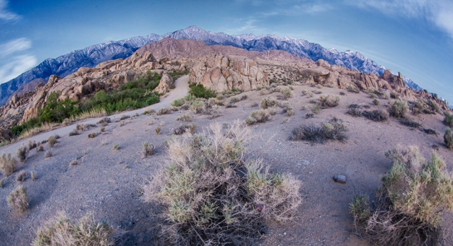 15mm extreme wide angle of Sierras at Dawn